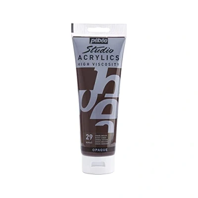 Imagen de Pébéo Acrílico Fine Studio Pintura acrílica Sombra Tostada 250 ml