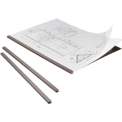 Imagen de Durable 294201 Juego de rieles sujeción Duragrip, para 1 15 hojas DIN A4, negro