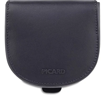Imagen de Picard Apache Cartera de Piel auténtica para Hombre con botón presión Uso Diario, Color Jeans, Talla estándar, Cambiar Monedero
