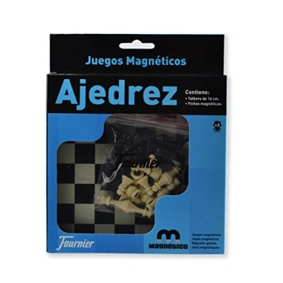 Imagen de Fournier 130012240 Ajedrez (130012240) Juego de Mesa magnético Viaje, Multicolor, único (F28982)