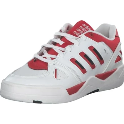 Imagen de adidas Midcity Low Shoes, Zapatos Bajos Que no Son de fútbol Hombre, Core White/Collegiate Red/Core Black, 48 EU