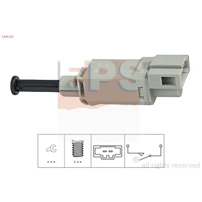 Imagen de EPS 1.810.152 Conmutador, accionamiento embrague (control veloc.) Made in Italy OE Equivalent VOLKSWAGEN: Golf 4
