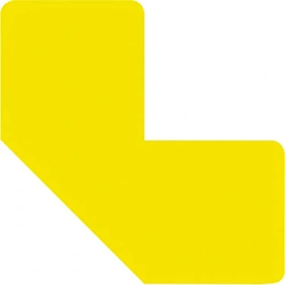 Imagen de Tarifold 948950 Pack de 10 símbolos adhesivos, forma L, color amarillo