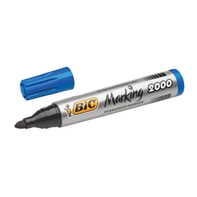 Imagen de BIC 153389 Marcador permanente, punta redonda, color azul