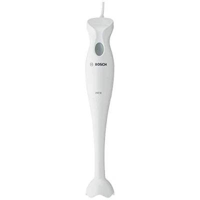 Imagen de Bosch MSM6B100, Plástico, Acero inoxidable, Plata, Blanco, 374 x 61 mm Licuadora