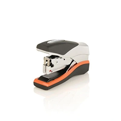 Imagen de REXEL 2103357 Grapadora gran capacidad sin esfuerzo y grapado plano modelo OPTIMA 40 compact color gris/naranja