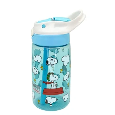 Imagen de NERTHUS FIH 920 Botella Infantil Reutilizable Libre de BPA Snoopy Boquilla plegable, Ergonómica, Resistente, Duradera, Ligera