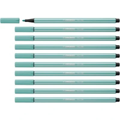 Imagen de Rotulador premium STABILO Pen 68 Caja con 10 unidades color eucalipto