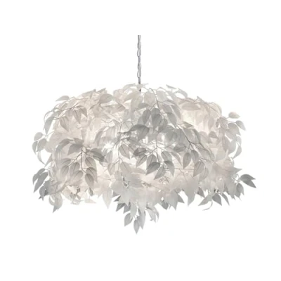 Imagen de Reality Leuchten Lámpara colgante LED de lujo, diámetro 70 cm, color blanco
