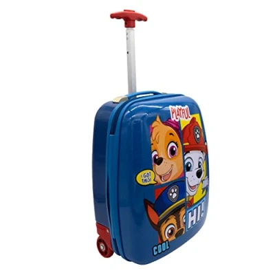 Imagen de Undercover Trolley de policarbonato Paw Patrol 16 Pulgadas con Correas tensoras y Compartimento Cremallera mástil telescópico Ligero Robusto para niños