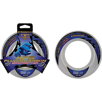 Imagen de Trabucco Hilo sedal para Pesca Invisible fluorocarbono t Force Saltwater xps 0,25 50m 6,438 kg/ 14,18 kg