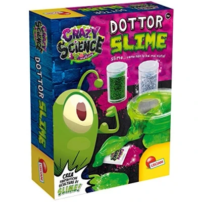 Imagen de Lisciani Giochi Crazy Science Dottor Slime Ass, pantalla 18 piezas, multicolor, 73023 , color/modelo surtido