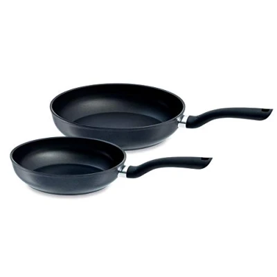 Imagen de Fissler Cenit Juego de sartenes, 2 piezas, diámetro 24 cm y 28 cm, sartenes aluminio recubiertas, sartén antiadherente, para todo tipo placas, también inducción