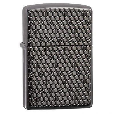 Imagen de Zippo Briquet, Black Ice Hexagon, Normal (49021)
