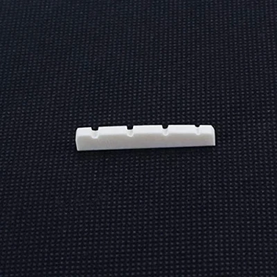 Imagen de Alnicov Bass Bone Nut Reemplazo de bajo 4 cuerdas (38 x 6 mm, sin blanquear)