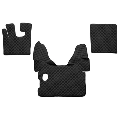 Imagen de F CORE FL01 BLACK Juego de alfombrillas suelo Ecopiel delante 3 negro