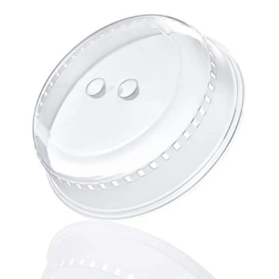 Imagen de Kerafactum Tapa microondas, microondas Libre bpa Ø 26 cm, protección contra Aromas, para antisalpicaduras, tapadera de PP, Tapas