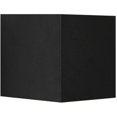 Imagen de Nordlux Aplique de exterior LED Milda kubi, negro, arriba/abajo, aluminio