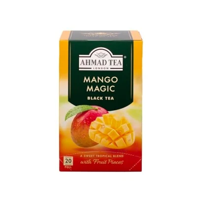 Imagen de Ahmad Tea Mango Magic (Pack of 1, Total 20 Aluminium Foil Envelopes) [Grocery]