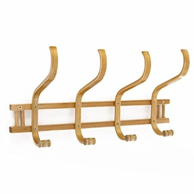Imagen de LOLAhome Percha de Pared Moderna Beige Madera para la Entrada Fantasy