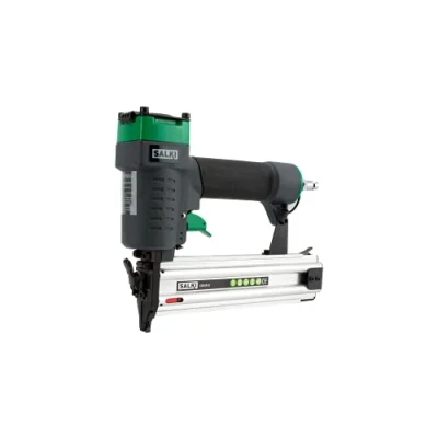Imagen de SALKI CSK B12 Clavadora Neumática Pistola de Clavos Neumática, para Madera y Carpintería, Compatible con Clavo BRAD AX 1,2 10 a 50mm