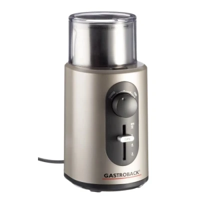 Imagen de Gastroback Design Kaffeemühle Basic, Metálico, 230 240 V, 270 W, 1160 g, 102 mm, 120 mm