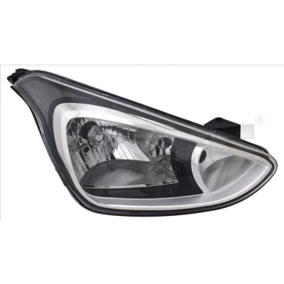 Imagen de TYC 20 17386 05 2 Faros izquierda H7/H4 con luz estática para curvas circulación por la derecha electromotor