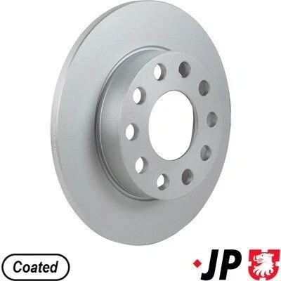 Imagen de JP GROUP 1163206900 Disco de freno Eje trasero 245 10 5 macizo revestido AUDI: A4 B7 Berlina, B6 Avant, SEAT: Exeo ST, Berlina