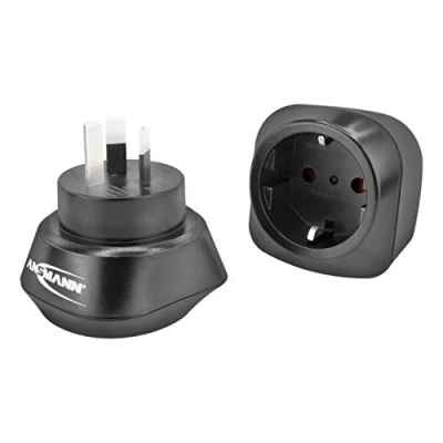 Imagen de ANSMANN Adaptador de Viaje UE A AU (1 PCE) Europa Australia para más 20 países Universal Dispositivos MAX. 10