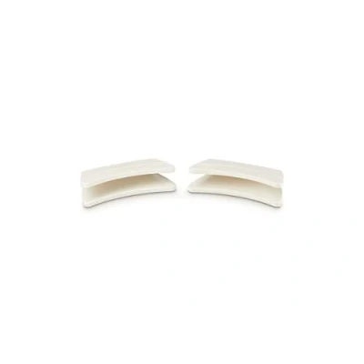 Imagen de Le Creuset Agarradores, Set de 2, Silicona, Adaptable, Resistente al calor hasta 250 grados Celsius, Meringue, 42813007160000