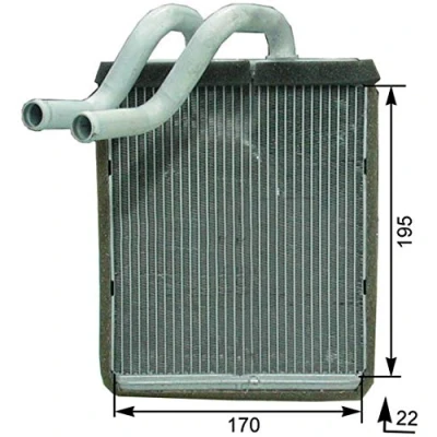 Imagen de MAHLE ORIGINAL AH 179 000P Radiador de Calefaccion KIA: SORENTO 1