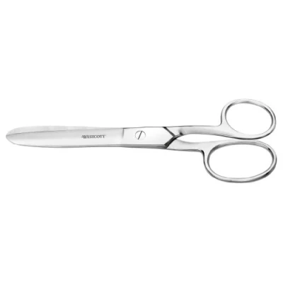 Imagen de Westcott Tijeras (17,7 cm, acero inoxidable), color plateado