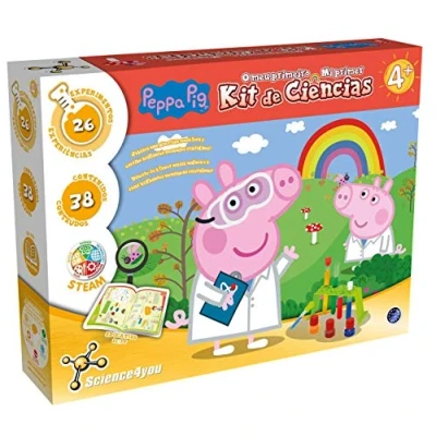 Imagen de Science4you Peppa Juego Kit DE Ciencias Pig con 26 EXPERIMENTOS, Multicolor, Small (80003057)