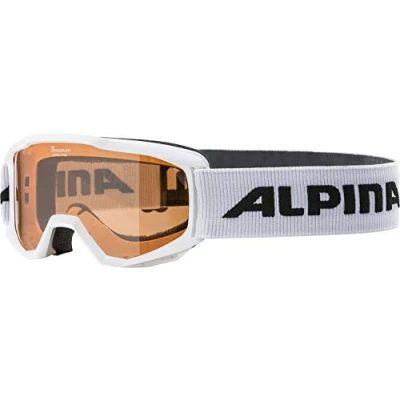 Imagen de ALPINA Unisex niños Gafas de esquí, Blanco, Talla única