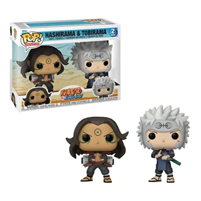 Imagen de Funko Pop! Animation: Naruto 2 Pack Hashirama &amp; Tobirama Shippuden Figura de Vinilo Coleccionable Idea Regalo Mercancia Oficial Juguetes para Niños y Adultos Anime Fans