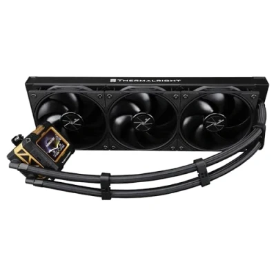 Imagen de THERMALRIGHT FW 360 Negro CPU refrigeración por agua con 3 ventiladores PWM, pantalla LCD IPS 320 x 240, AIO 360, enfriador líquido para AMD/Intel PC Aio: AM4/AM5/LGA1700