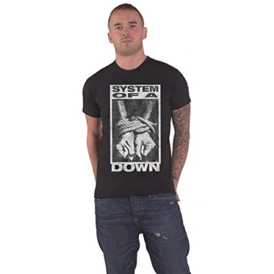 Imagen de System Of A Down Camiseta Ensnared Band Logo Nuevo Oficial Unisex Negro, Negro , M