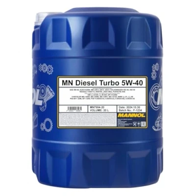 Imagen de MANNOL Diesel Turbo 5 W de 40 API Ci 4/SL motorenöl, 20 L