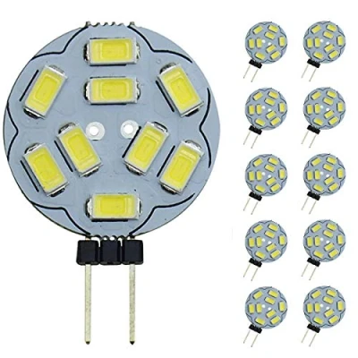 Imagen de bombillas LED regulables Pocketmant G4, reemplazo de 20W para luz halógena, DC 12V 200LM paquete 10, blanco cálido [Clase eficiencia energética A +]
