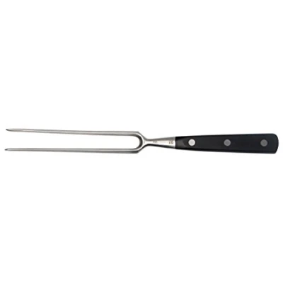 Imagen de FMprofessional Tenedor de Carne para filetes, asados y Verduras Fackelmann, Barbacoa con Puntas largas, trinchar Girar Fijar Carnes Coser, Color Plateado