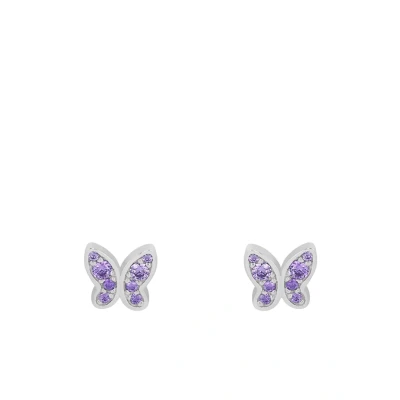 Imagen de s.Oliver Pendientes para niños, Talla: One Size, Lila