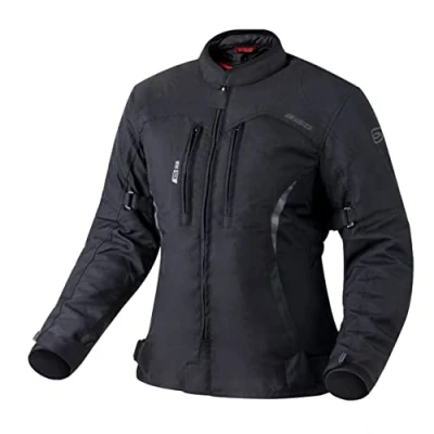 Imagen de OZONE moto Delta IV Lady Chaqueta de textil para mujer Protectores codos y hombros membrana 3 canales ventilación Elementos reflectantes 4 bolsillos