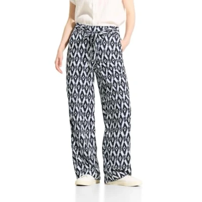 Imagen de Cecil MIT Print Pantalones, Mujer, Talla: XLx30, Weiß