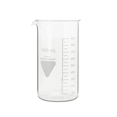 Imagen de neoLab Vaso de precipitado con boquilla Kimax Boro 3.3, cristal, 1000 mL, Transparente (transparente)., 1