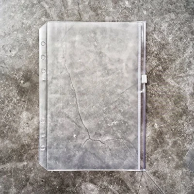 Imagen de Zelten Recambios/Hojas sueltas para carpeta de anillas con tapa A5/Organizador personal/Planificador(A5 6 Holes, Zip Pocket 4 PCS)
