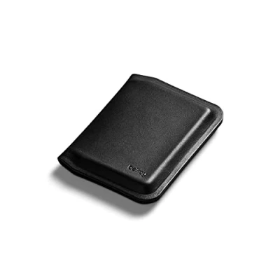 Imagen de Bellroy Apex Funda delgada (cartera de cuero plegable delgada, protección RFID), Raven, Cartera