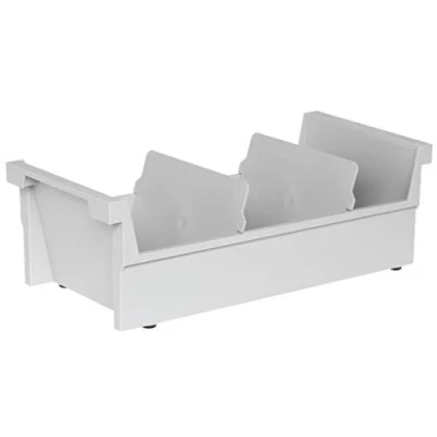 Imagen de Han 856 0 11 Cajón archivador para tarjetas (capacidad 1000 tarjetas, A6, colocación horizontal, 165 x 117 325 mm), color gris