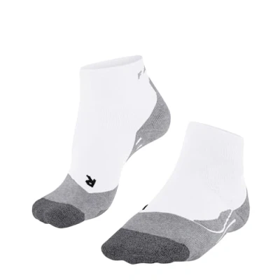 Imagen de FALKE PL2 Short M SSO algodón hilo funcional anti ampollas 1 par, Calcetines de padel Hombre, Blanco (White Mix 2020), 39 41