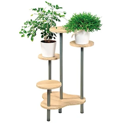 Imagen de Kesper Soporte para Flores en decoración de Roble, Madera, marrón y Gris, 64.5 x 72.5 46 cm