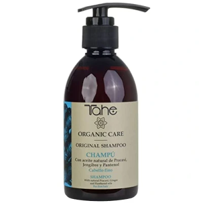 Imagen de Tahe Organic Care Champú Original para Cabello Fino con Aceite Natural de Pracaxí, Jengibre y Pantenol, 300 ml